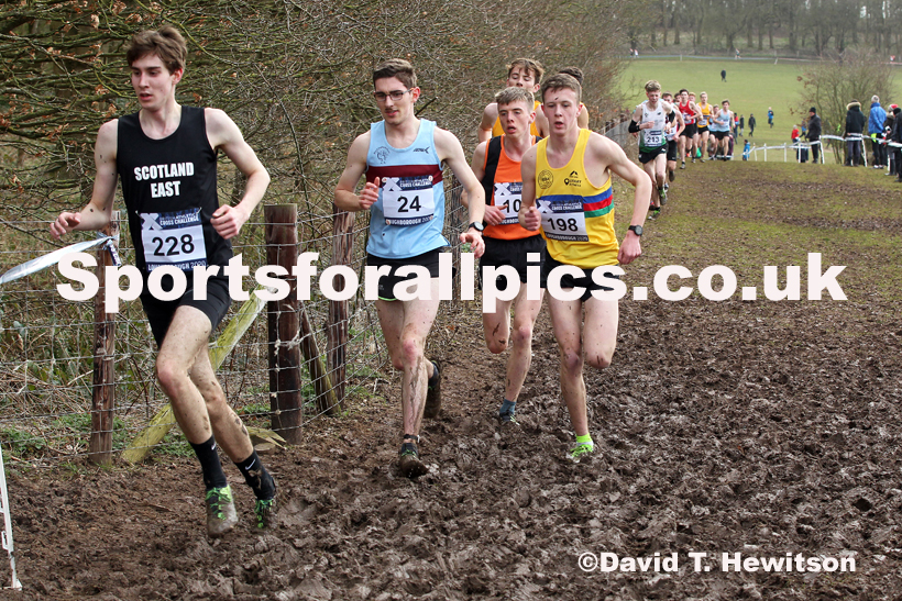Mens under-20s, 2020 British Athletics Inter Counties Cross Country Champs., Prestwold Hall, Loughborough. Photo: David T. Hewitson/Sports for All Pics